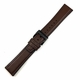 Brown 22mm Leather Watch Strap Quick Release Band With Black Steel Buckle #1517