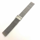 Swiss Army Compatible Thick 2.5mm Silver Steel Metal Replacement Mesh Watch Band #5131