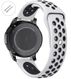Orient Compatible White & Black Silicone Replacement Watch Band Strap Quick Release Pins #4081