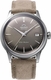 Orient Bambino RA-AC0M13N Men's Automatic Beige Suede Strap Watch RA-AC0M13N30B