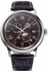 Orient Bambino RA-AK0804Y Men's Automatic Sun & Moon Leather Watch RA-AK0804Y30B