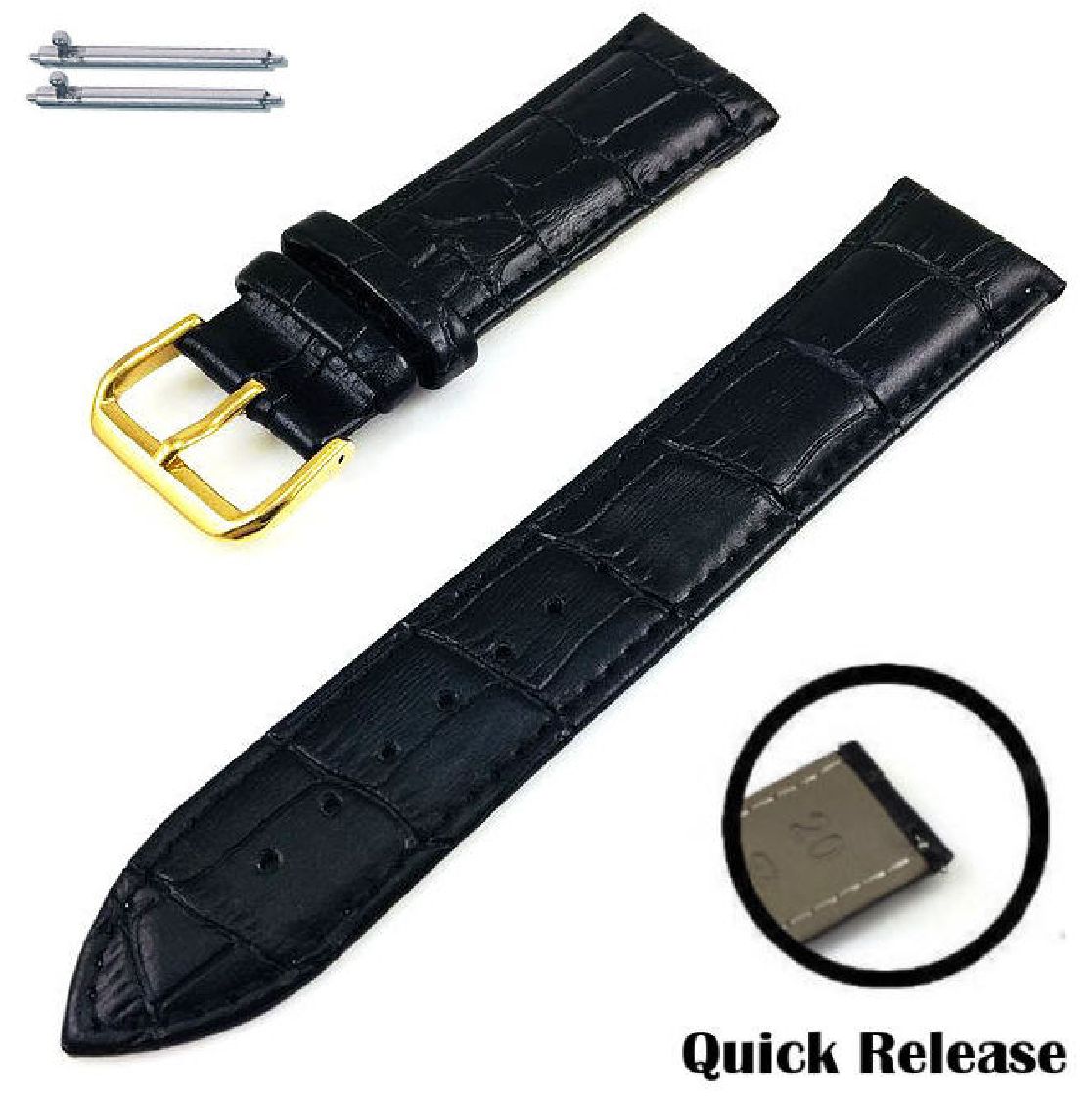 Wholesale China Leather Replacement Watch Band AB042011/Q589-LST_K0008924 main image 1
