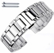 Steel Bracelet & Leather Replacement Watch Band Strap fits Citizen AW1150-07E