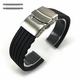 Steel and Silicone Replacement Watch Band Fits Citizen AT4010-50E E650-S075181