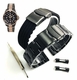 Pack of Steel and Silicone Black Replacement Watch Band Invicta Pro Diver 10643