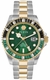 Philipp Plein GMT-I Challenger Baguettes Green Dial Automatic Steel Band Watch PWPZA0224