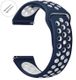 Raymond Weil Compatible Blue & White Sports Silicone Replacement Watch Band Strap Quick Release Pins #4078
