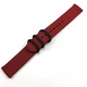 Red 18mm Nylon Watch Band Strap Belt Army Military Ballistic Silver Buckle #6046