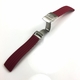 Red Silicone 22mm Replacement Watch Band Strap Double Locking Clasp #4431