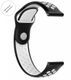 Relic Compatible Black White Sport Silicone Replacement Watch Band Strap Quick Release Pins #4076
