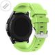 Relic Compatible Lime Green 22 mm Rubber Silicone Replacement Watch Band Strap Quick Release Pins #4050