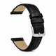 Rolex Compatible Black Elegant Croco Genuine Leather Replacement Watch Band Strap Steel Buckle #1041