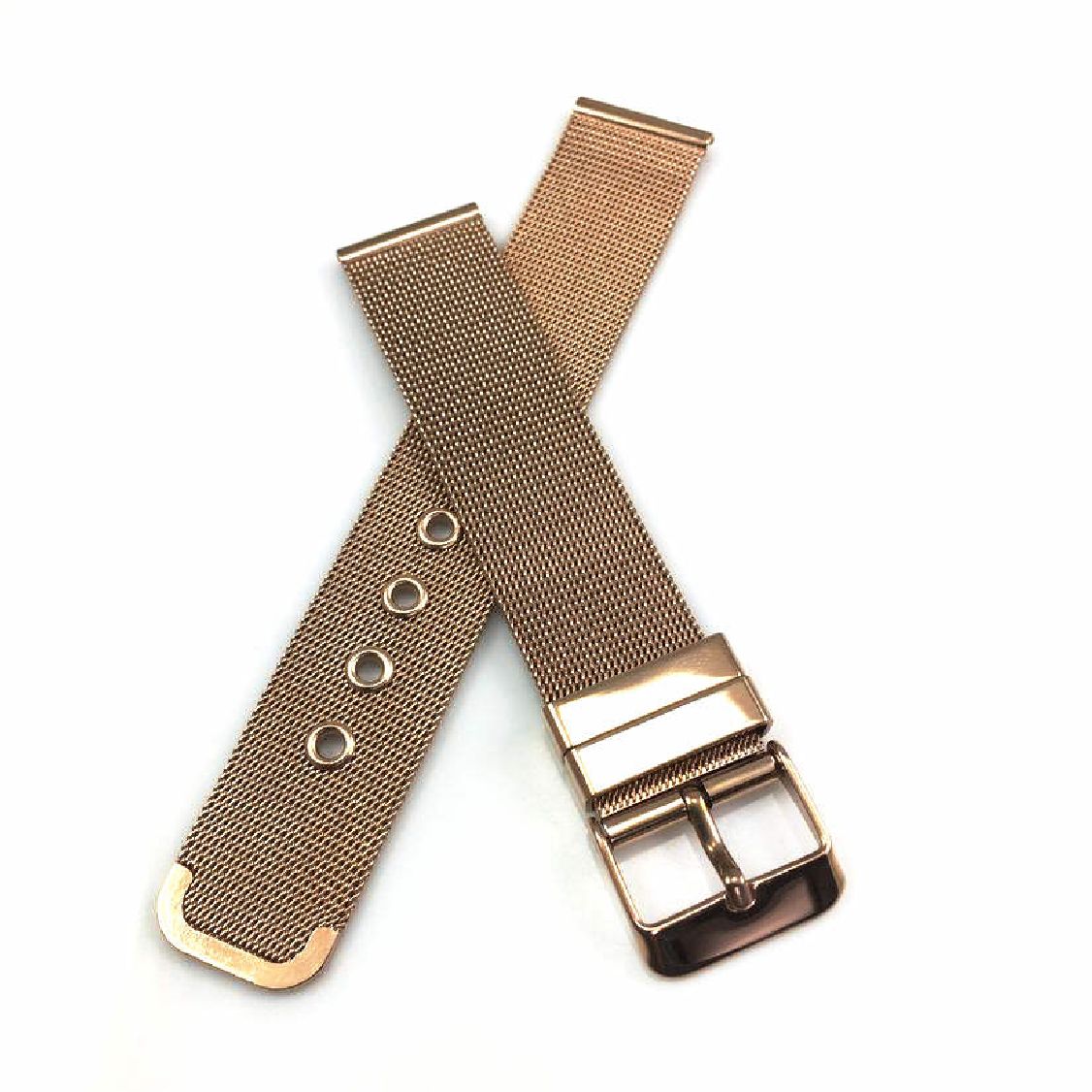 Rose Gold Stainless Steel Thin Mesh Replacement Watch Band Strap 5109