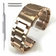 Rose Gold Stainless Steel Watch Band #5000RG-21