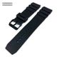 Samsung Gear S3 Frontier & Classic Black Rubber Silicone Diver's Style Replacement Watch Band Strap SS Buckle #4032