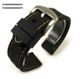 Samsung Gear S3 Frontier & Classic Black Rubber Silicone PU Replacement Watch Band Strap Steel Buckle Yellow Stitching #4005