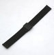 Coach Compatible Black Steel Metal Adjustable Mesh Bracelet Watch Band Strap Double Lock Clasp #5026
