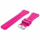 Wenger Compatible Hot Pink 22 mm Rubber Silicone Replacement Watch Band Strap Quick Release Pins #4053