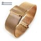 Samsung Gear S3 Frontier & Classic Rose Gold Steel Metal Adjustable Mesh Bracelet Watch Band Strap Double Locking #5028