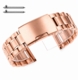 Samsung Gear S3 Frontier & Classic Rose Gold Steel Metal Bracelet Replacement Watch Band Strap Push Button Clasp #5018