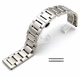 Stainless Steel Brushed Metal Replacement 20mm Watch Band Butterfly Clasp #5071