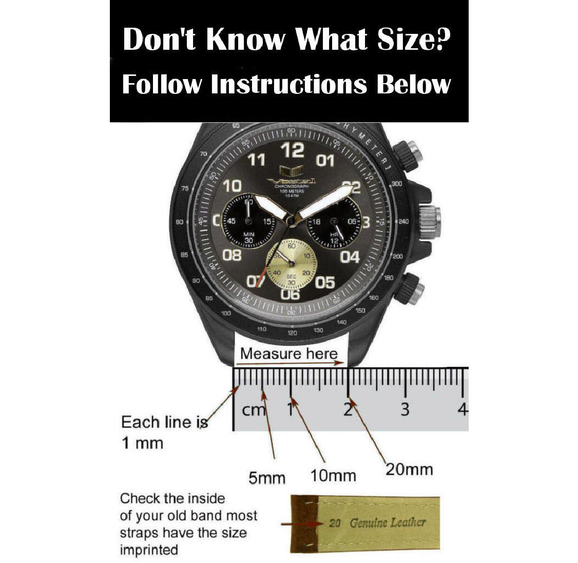 Best Looking Budget Black Leather Watch Wristband M003.507.36.063.00_K0041281 main image 0