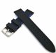 Black & Blue Racing Style Silicone 20mm Replacement Watch Band Strap #4402