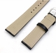 Luminox Compatible Black Elegant Croco Genuine Leather Replacement Watch Band Strap Steel Buckle #1041