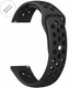 Skagen Compatible Black Sports Silicone Replacement Watch Band Strap Quick Release Pins #4071