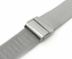 Movado Compatible Silver Steel Metal Adjustable Mesh Bracelet Watch Band Strap Double Lock Clasp #5025
