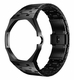 Stainless Steel Black Tone Metal Case And Strap For AP x Swatch Royal Pop - Side Crown