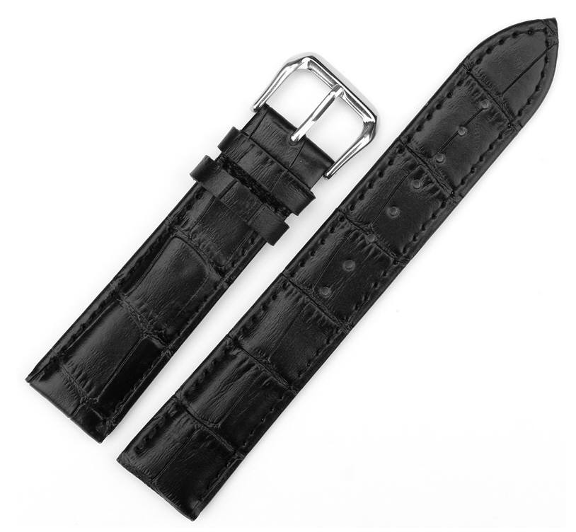 Steel & Leather Replacement Watch Band Strap fits Citizen NJ218011A