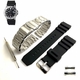 Steel and Silicone Replacement Watch Band Fits Casio MTP-VD300 MTP-VD300-1B