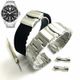 Steel Bracelet & Silicone Replacement Watch Band Strap fits Citizen BM7451-89E