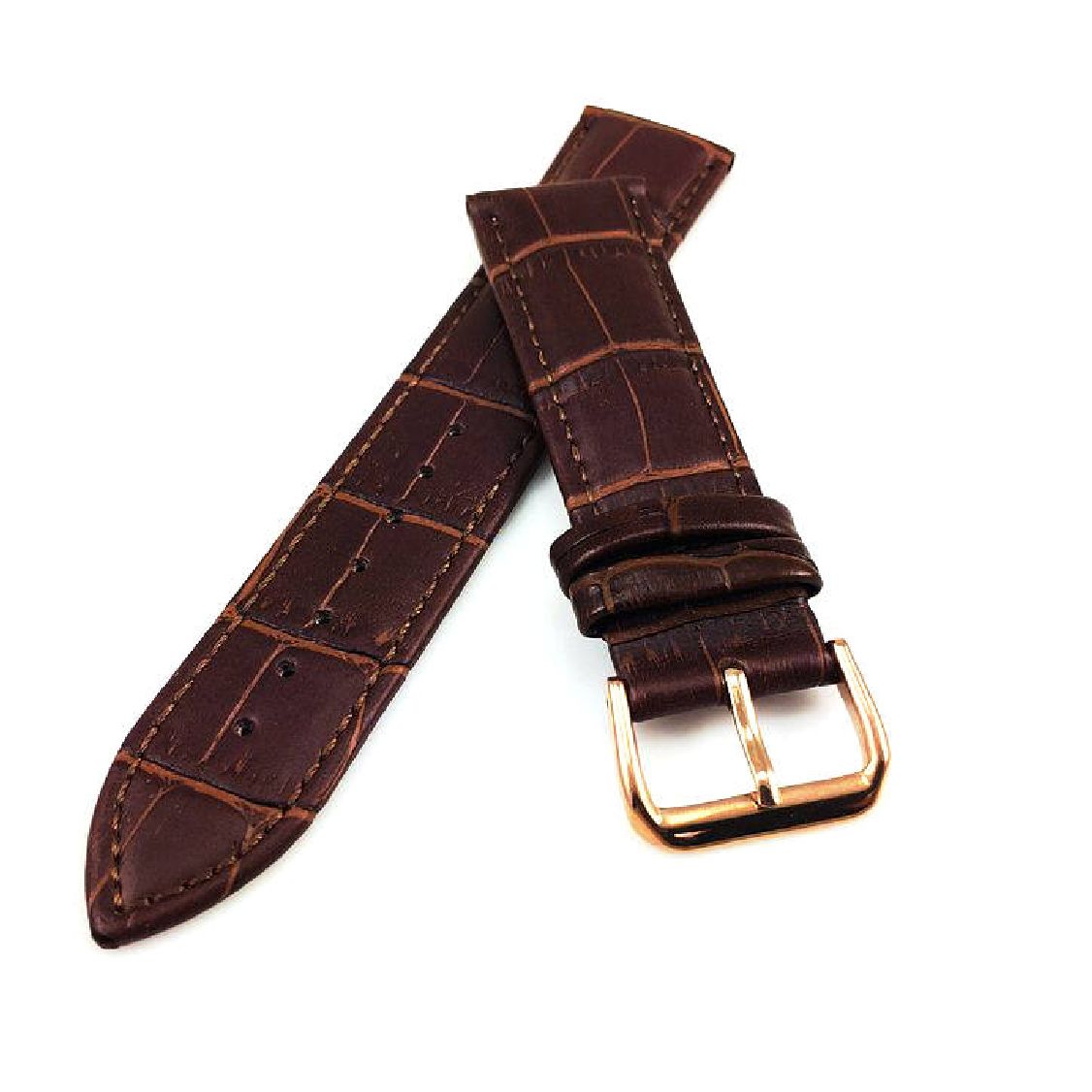 China Wholesale Leather Replacement Watch Band 48-S3851-BR_K0006831 main image 1