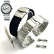 Steel & Silicone Replacement Watch Band Strap Seiko SSA423 4R39-00Z0 SSA423K1 J1