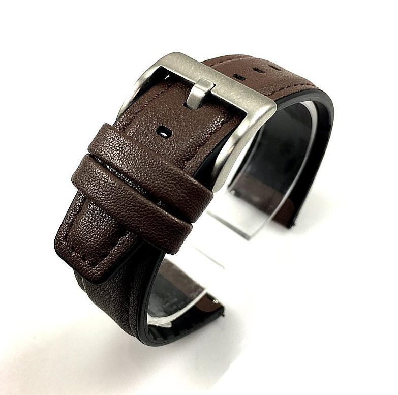 tag brown leather watch