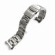 Hamilton Compatible Metal Steel Oyster Style Replacement Curved End Watch Band #7015