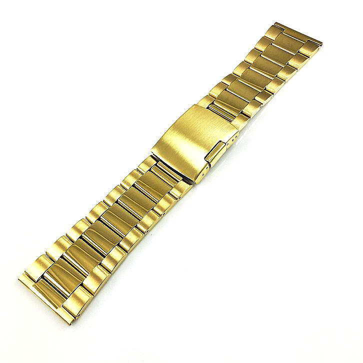 Armitron Compatible Gold Tone Steel Metal 28mm 30mm Replacement Watch