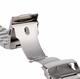 Stainless Steel Metal Bracelet Replacement 25mm Watch Band Double Locking clasp #5003