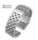 Timex Compatible Stainless Steel Metal Watch Band Strap Bracelet Double Locking Buckle #5051