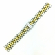 Raymond Weil Compatible Two Tone Metal Steel President Style Replacement Quick Release and Curved End Watch Band #7055