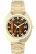 Timex Q Timex 1972 Time Machine 39mm Mens Gold Tone Watch TW2Y45200