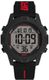 Men's UFC Brawler 43mm Digital Black Resin Case Silicone Strap Watch TW2V98000