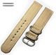 Tissot Compatible Khaki Nylon Watch Band Strap Belt Army Military Ballistic Silver Buckle #6039