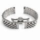Bulova Compatible Metal Steel Jubilee Style Replacement Quick Release and Curved End Watch Band #7031