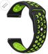 Tommy Hilfiger Compatible Black & Green Sport Silicone Replacement Watch Band Strap Quick Release Pins #4073