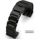 Tommy Hilfiger Compatible Black Stainless Steel Links Bracelet Replacement Watch Band Strap Double Clasp #5002