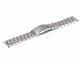 Two Tone Gold Steel Metal Bracelet Replacement 25mm Watch Band Button Clasp #5019