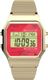 Unisex Timex T80 Digital Gold Stainless Steel Bracelet Watch TW2V19200